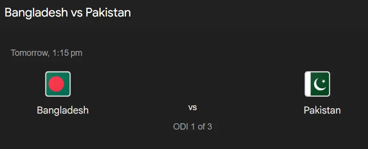 Pakistan vs Bangladesh Series 2026 Squad – Pakistan ODI Squad & Bangladesh ODI Squad Latest Update